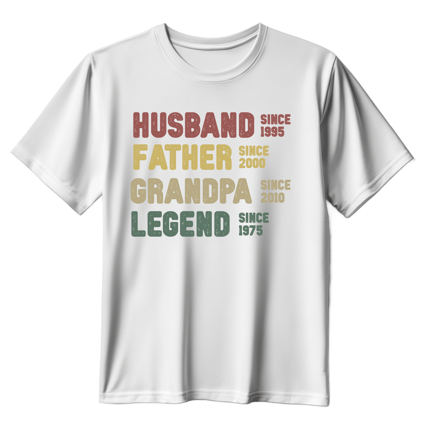 Legendary Husband Father Grandpa T-Shirt - Perfect Gift for Dads and Grandpas