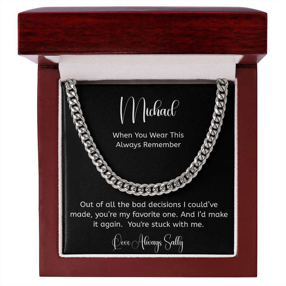 When You Wear This - Personalzied Valentine's Day Gift