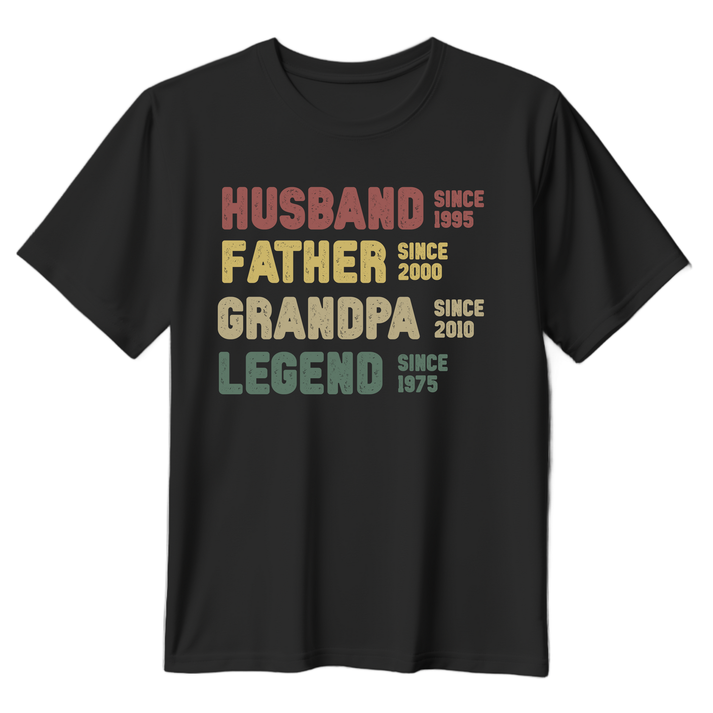 Legendary Husband Father Grandpa T-Shirt - Perfect Gift for Dads and Grandpas