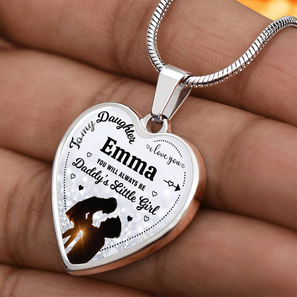 Personalized Daddy's Little Girl Necklace