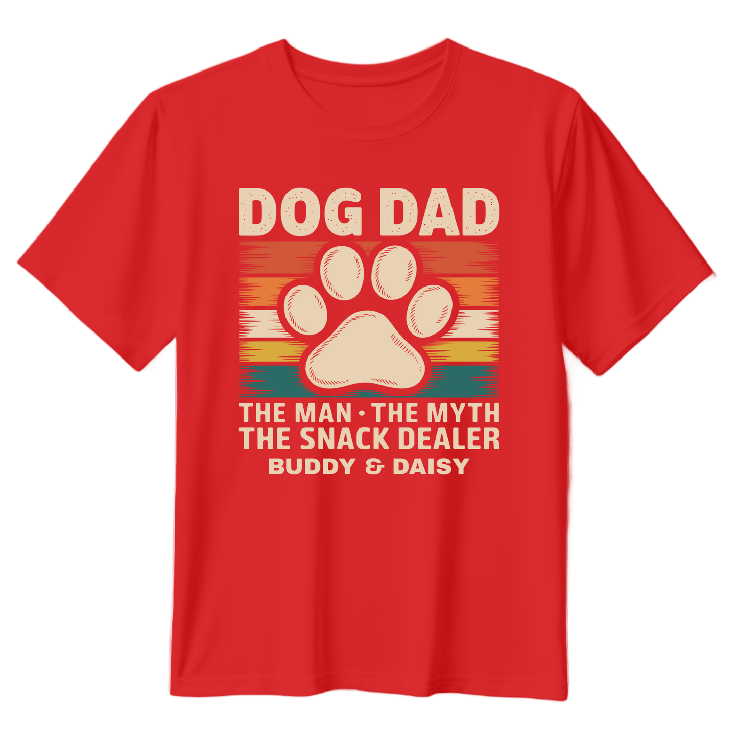 Customizable Dog Dad T-Shirt - Perfect Gift for Dog Lovers