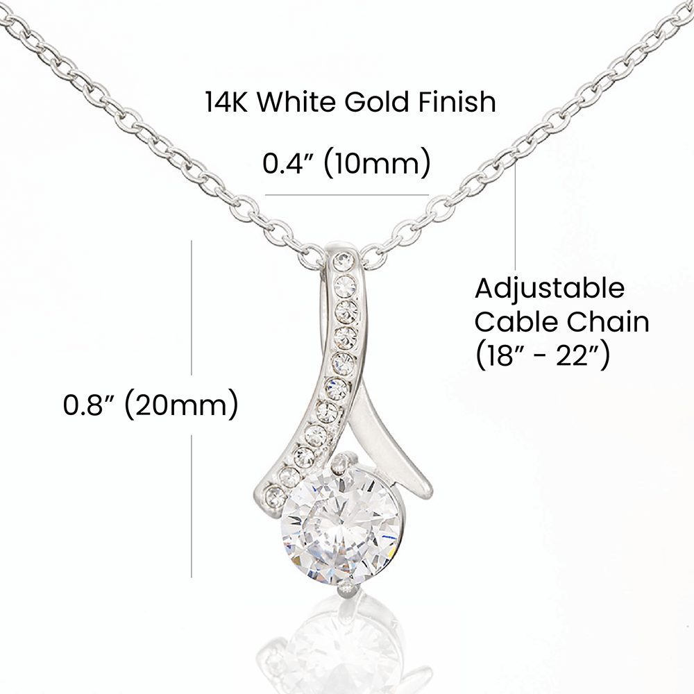 Personalized You Are My Today Necklace - Heartfelt Gift for Her