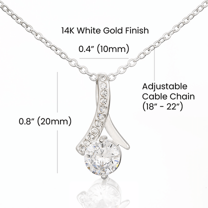 Personalized You Are My Today Necklace - Heartfelt Gift for Her
