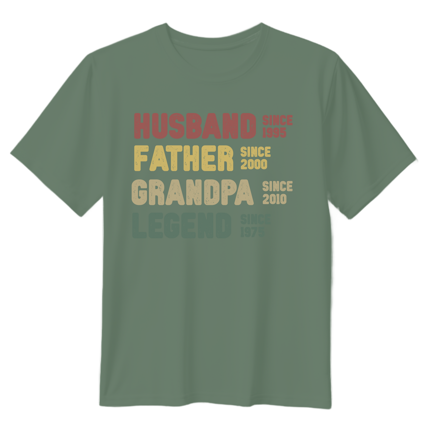 Legendary Husband Father Grandpa T-Shirt - Perfect Gift for Dads and Grandpas