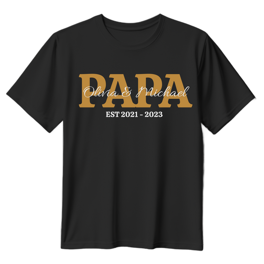 Customizable Papa T-Shirt - Perfect Gift for Dads