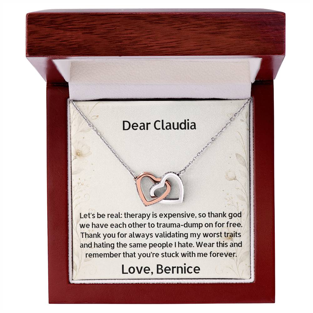Personalized Sister Necklace - Let's Be Real - Sister Gift