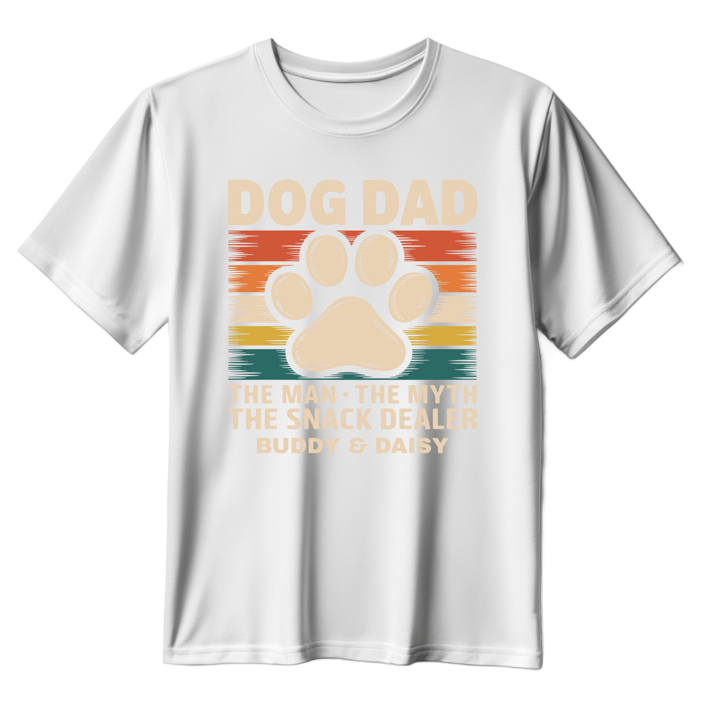 Customizable Dog Dad T-Shirt - Perfect Gift for Dog Lovers