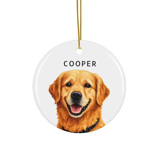 Custom Pet Portrait Ornament