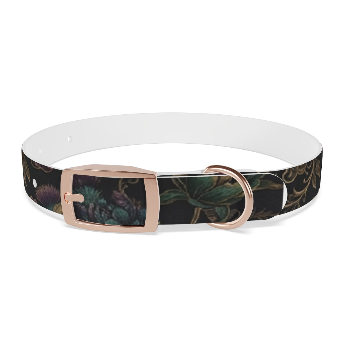 Personalized Botanical Dog Collar