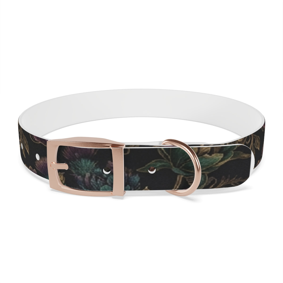 Personalized Botanical Dog Collar