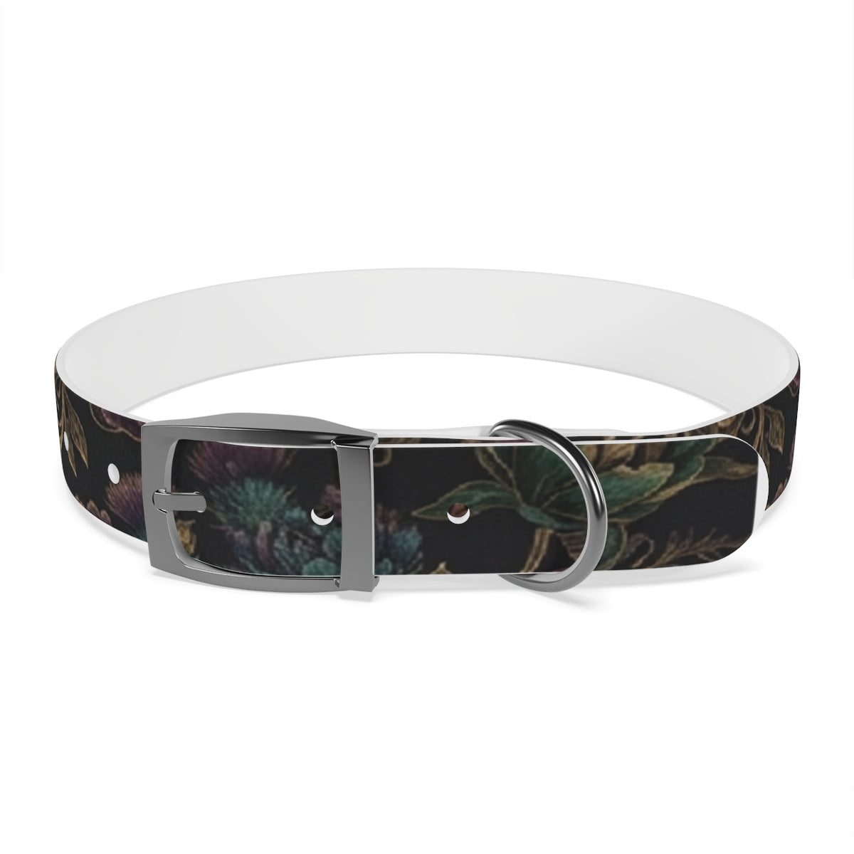 Personalized Botanical Dog Collar