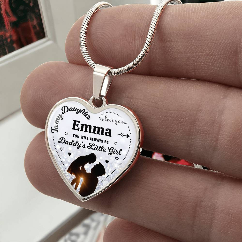 Personalized Daddy's Little Girl Necklace