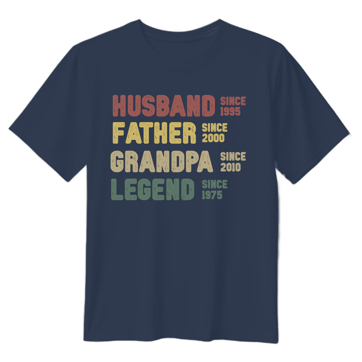Legendary Husband Father Grandpa T-Shirt - Perfect Gift for Dads and Grandpas