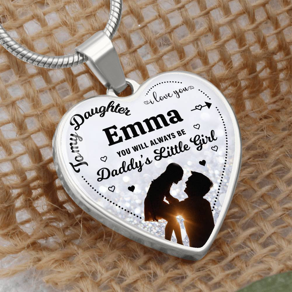 Personalized Daddy's Little Girl Necklace