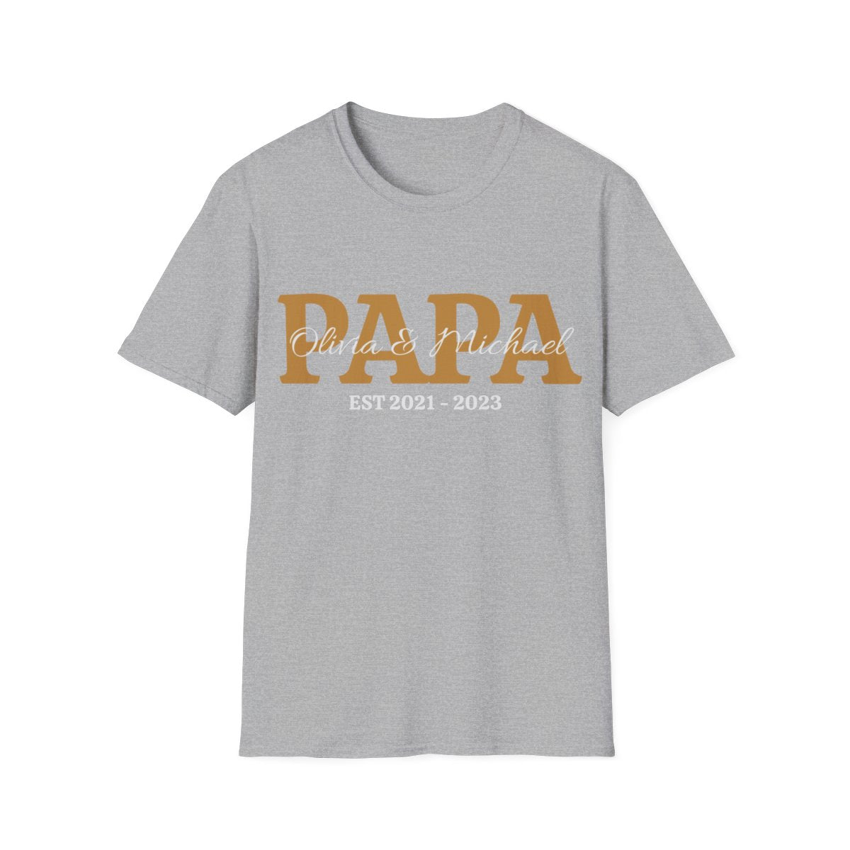 Customizable Papa T-Shirt - Perfect Gift for Dads