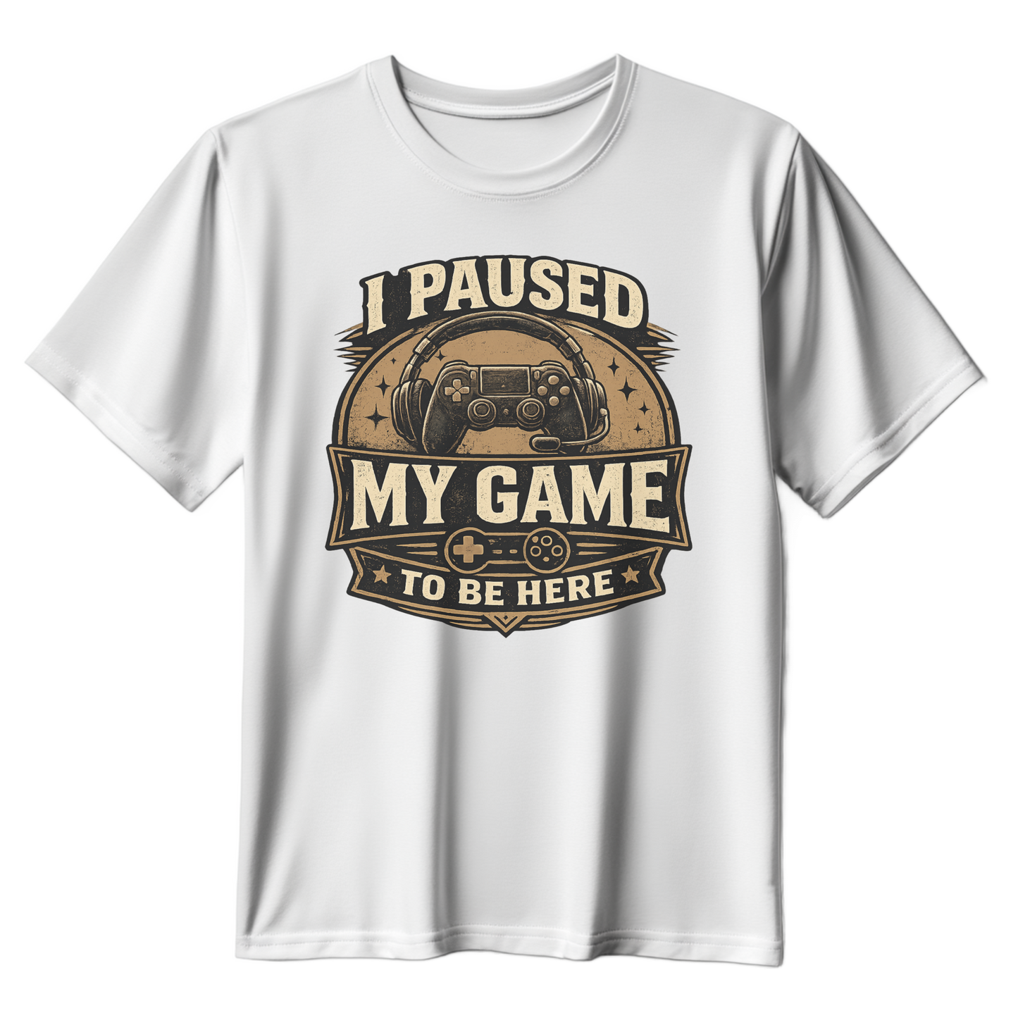 I Paused My Game To Be Here Funny Gamer Dad T-Shirt – Father’s Day Gift